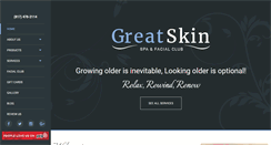 Desktop Screenshot of greatskin4you.com