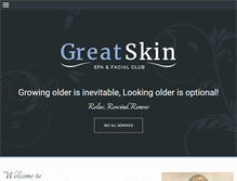 Tablet Screenshot of greatskin4you.com